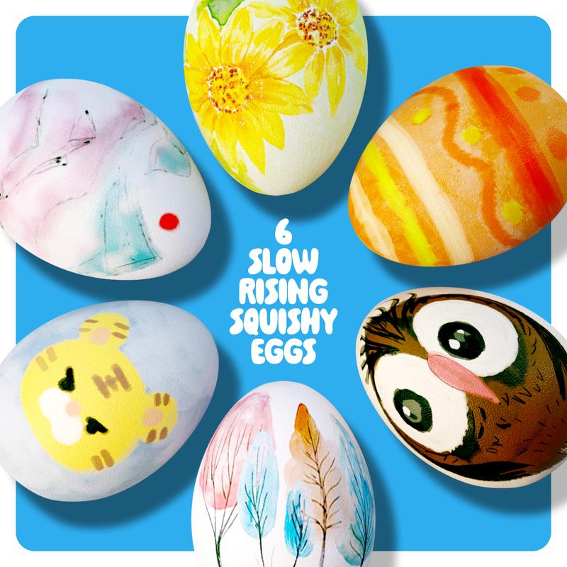 Squishy Egg Painting Kit for Kids